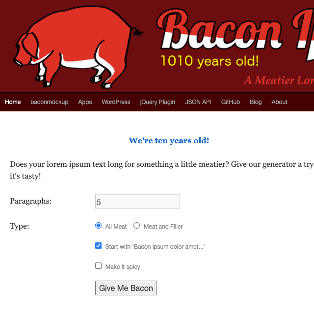 Bacon Ipsum